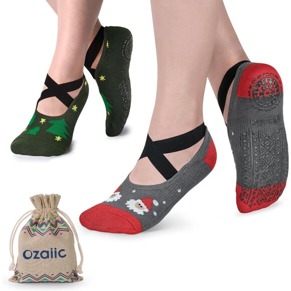 Jewelry - Pilates Socks for Women Non Slip Grip, Yoga Socks with Grippers for Barre, Hospi
